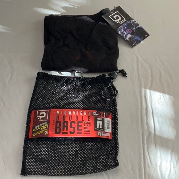 PolarMax BASELAYER (2) MID-WT DBL LAYER CAPRI - Black - Picture 7 of 10